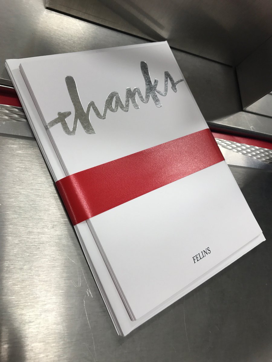 BandingPrint's tweet photo. Thank you cards as elegant and gorgeous as these need a band that will look just as good (if not better). #Print #BandingPrint https://t.co/47fTPF3TXZ