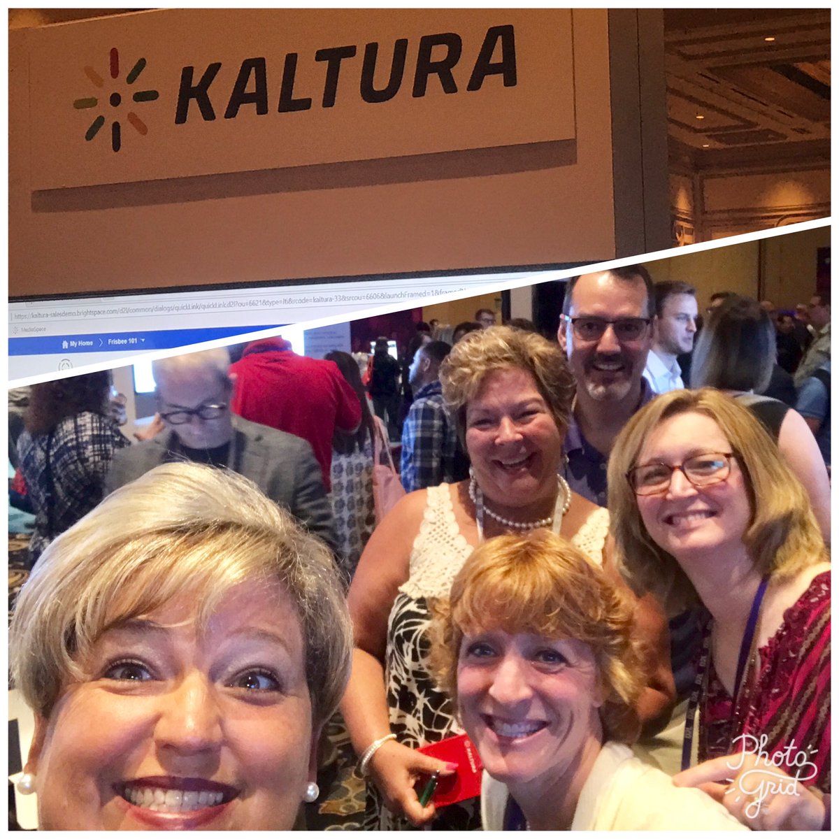 EnjoyYourJob's tweet photo. Love the relationship between @Kaltura  &amp; @gwinnettonline - truly defines teamwork! We love learning &amp; improving together. #D2Lfusion https://t.co/YdAuiNwX7I