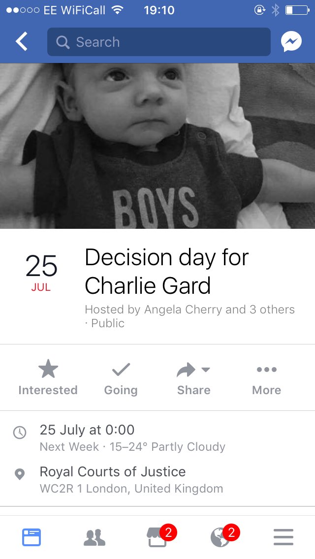 Fight4Charlie's tweet photo. Please join us on decision day for Charlie https://t.co/r6fFp83F3m