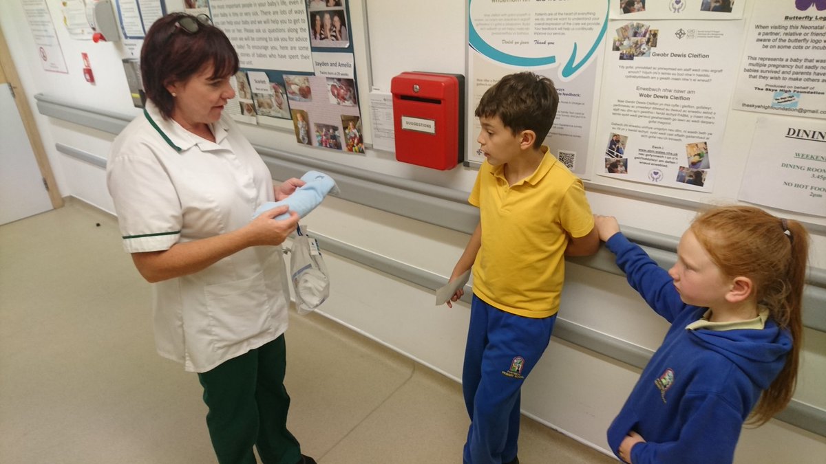 portmeadp's tweet photo. School council members visited Singleton's Neonatal unit to present them with the £117 we managed to raise for SCBU. Well done all! #pmdpcom https://t.co/YEGrfvA8tn