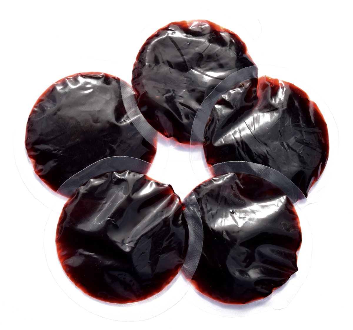 Never make another blood bag again! Pre-made and custom blood and volumes now available! Call 888-538-5867 to order. #SPFX #FILM #ACTIONFILM