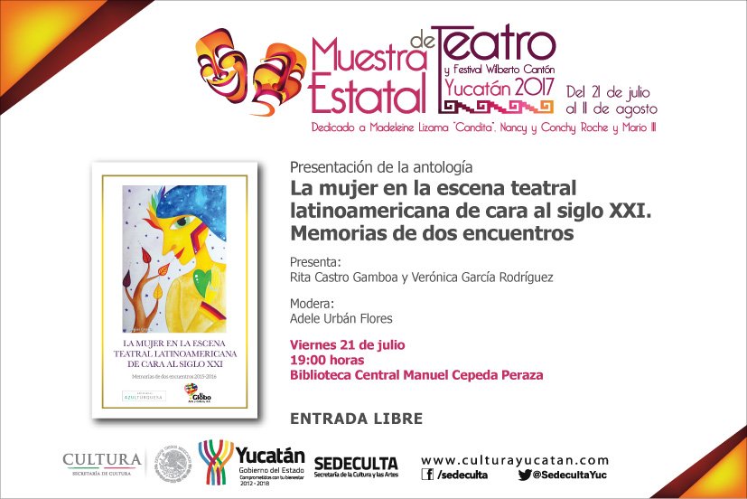 Te invitamos a la presentación de este libro que revela el papel de la mujer en el teatro de América Latina.
Entrada libre