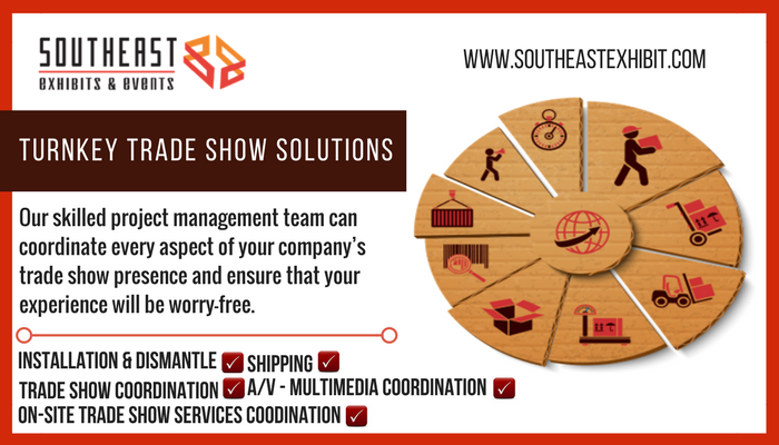 SE_Exhibits's tweet photo. Arriving on the trade show floor with every detailed handled doesn't just have to be a figment of your imagination. We've got you covered! https://t.co/Yqel1xCli7
