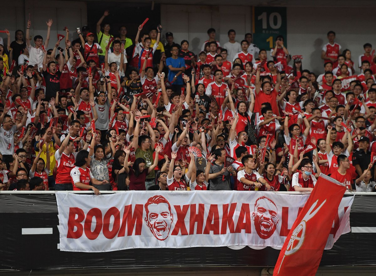 OfficialAFC_ID's tweet photo. Kami suka yang satu ini! 🔴

#ArsenalinShanghai https://t.co/wGeIiciAhg
