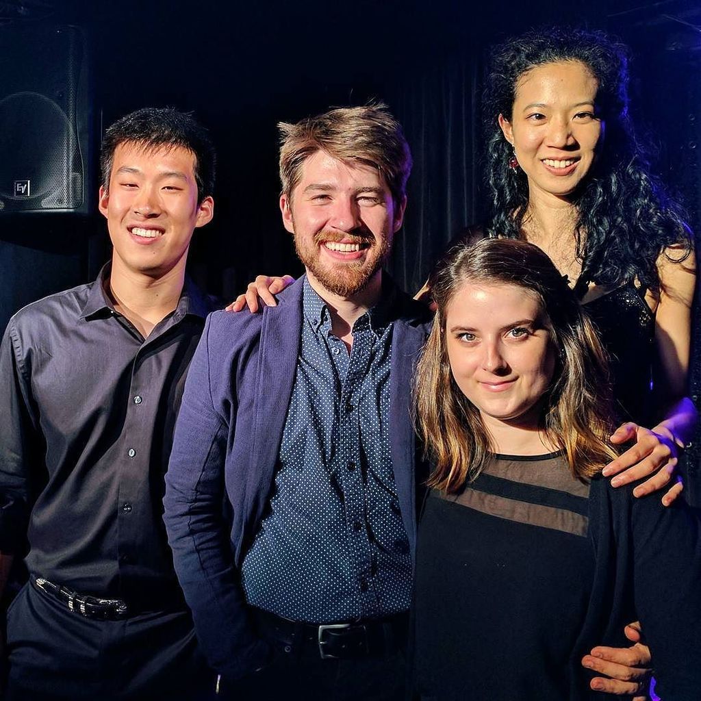 pianoingpenguin's tweet photo. Why does @griffincandey always look like he's in a sitcom? #SweetsByKate #orchestra #TwoDrinkMinimum https://t.co/LxDKNbnbQC https://t.co/TEdstkI2FM