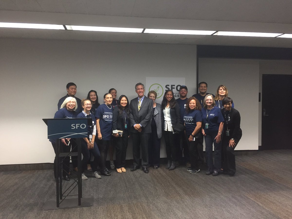 wastenofood's tweet photo. So excited to be a part of SFO Unites Against Hunger! @flySFO #sfo https://t.co/O01SPpquLy