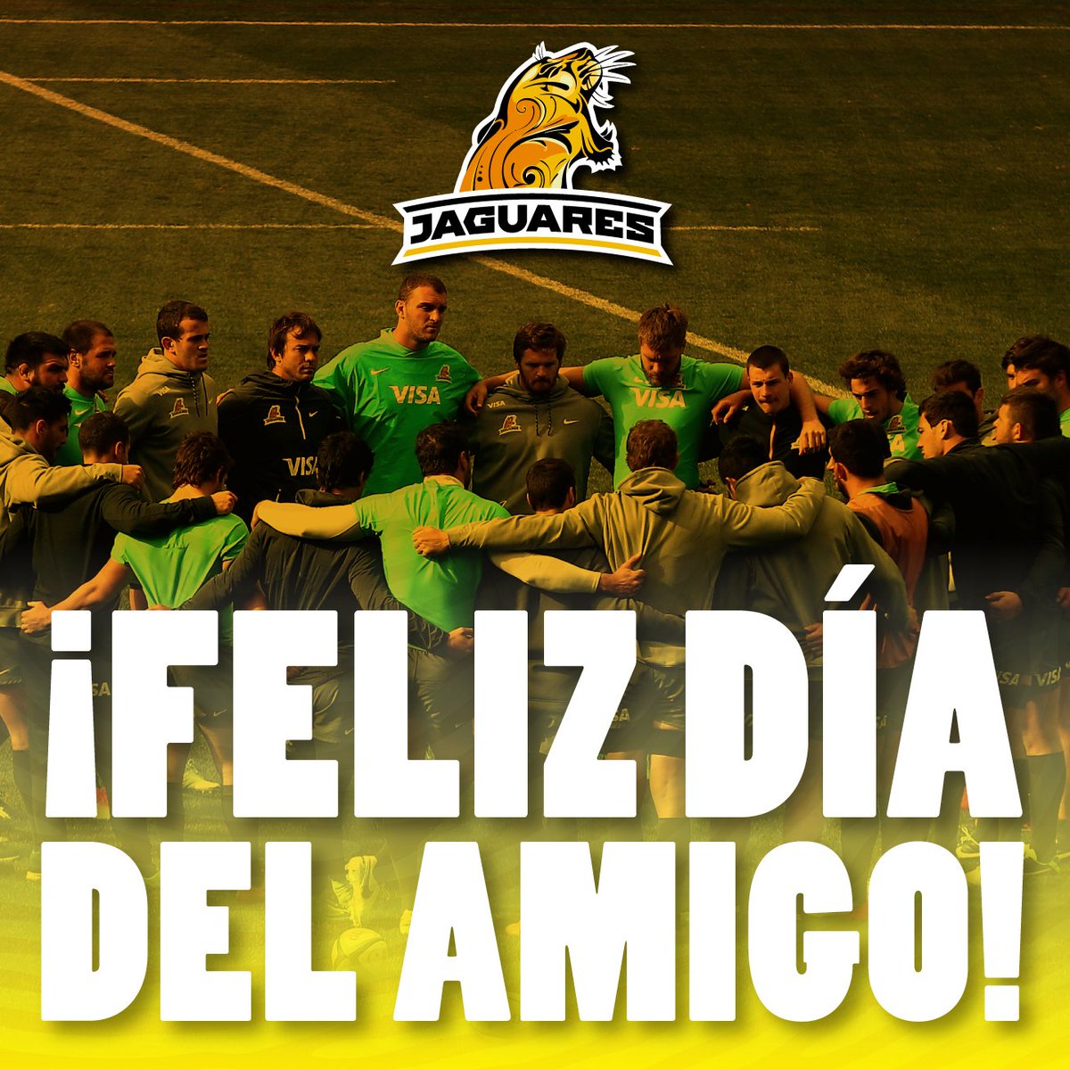 JaguaresARG's tweet photo. ¡Que nunca se terminen esas rondas! ¡Feliz día del amigo a todos! #DíaDelAmigo #JugamosTodos https://t.co/tpI8hZERQx