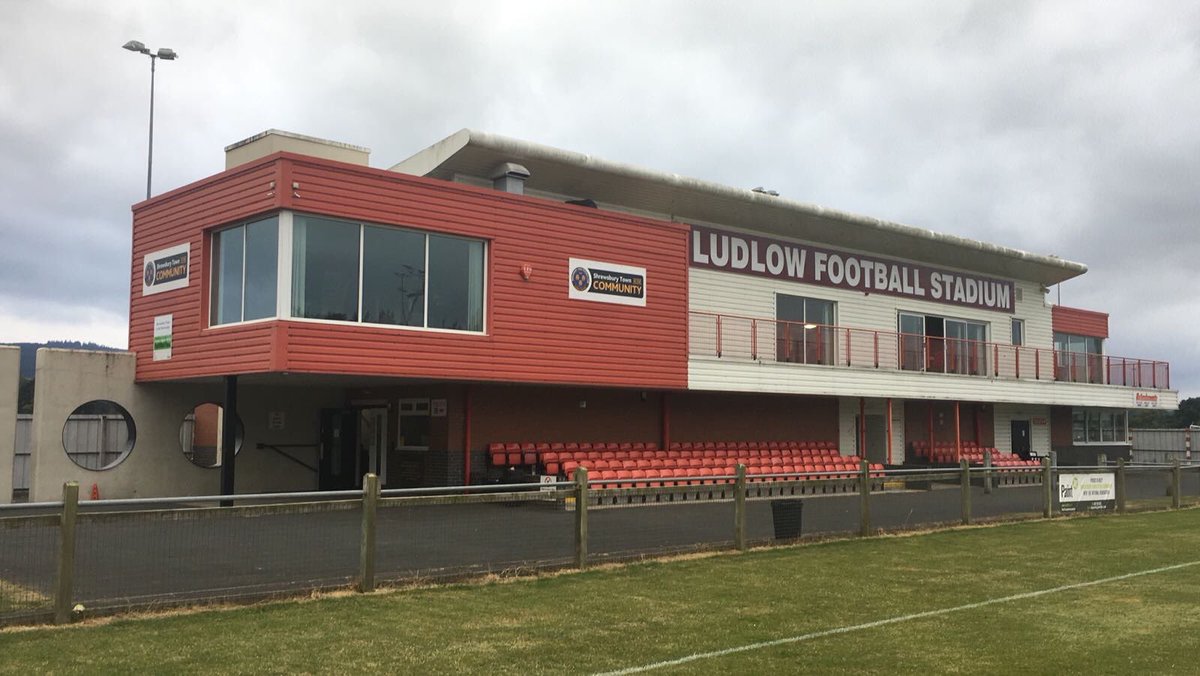 ludlow_stadium's tweet photo. New Signage and Nets have gone in today ahead of tomorrow's game....and the pitch has had its final cut and been marked! https://t.co/CbJj0S7Ezw