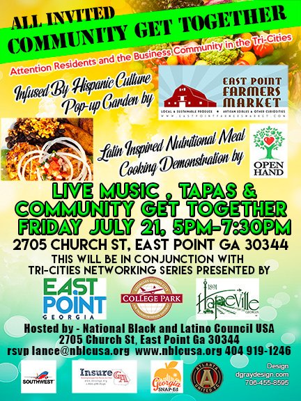 BlackLatinoCoun's tweet photo. @OpenHandAtlanta @rodney_bullard @theatlantavoice @JLBII @MARTA_Diversity @EPXblog @KLFolkman @SonaliWellness @SpelmanDems @BizWoman2BizMom https://t.co/gSSZ5jgyax
