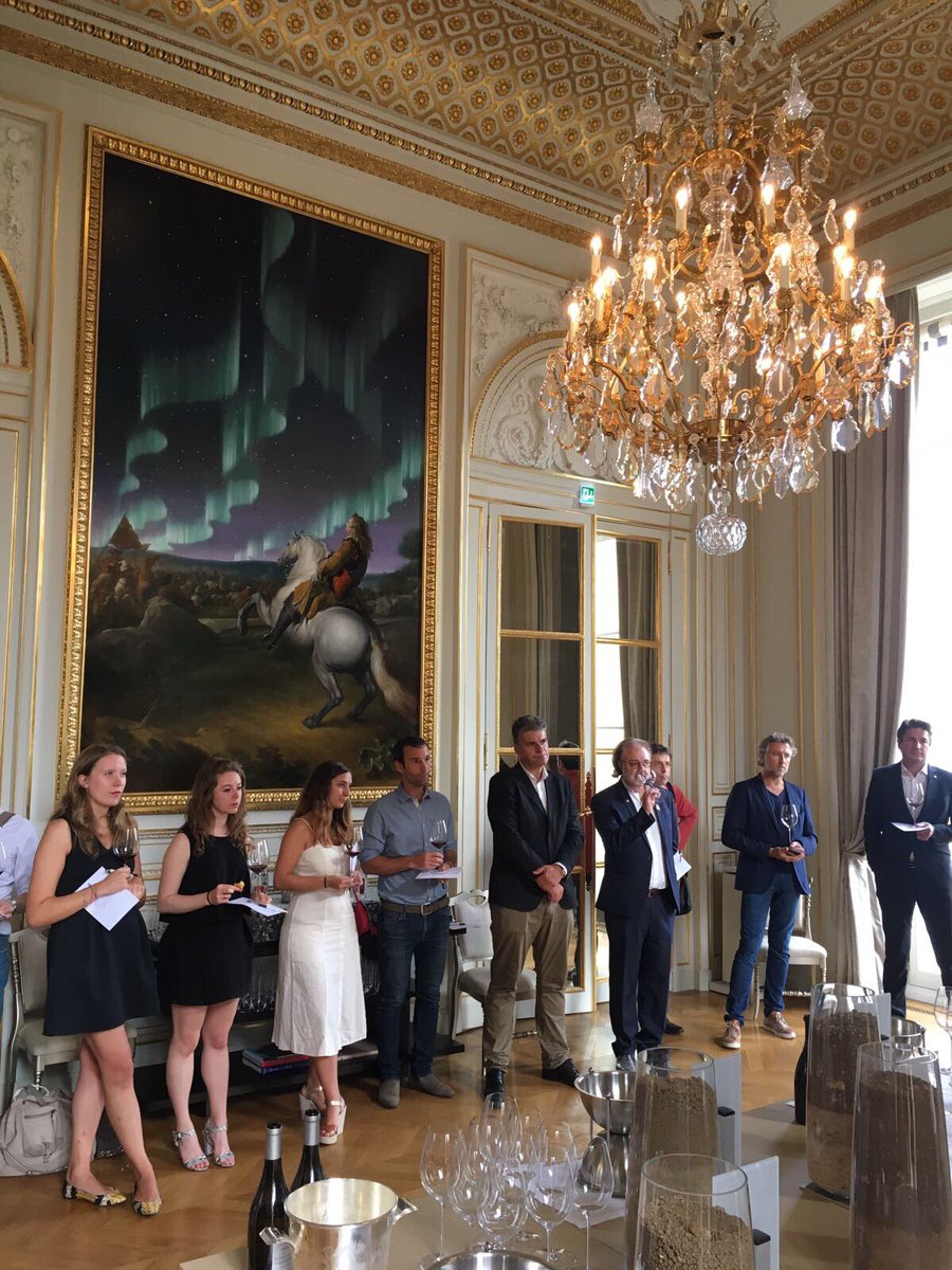 Chateau_Pommard's tweet photo. #Brand #Relaunch tonight in #Paris at @hoteldecrillon. A #wonderful evening of #wine with new #friends. #Burgundy #PinotNoir #NewChapter https://t.co/jocZ6QHlVx