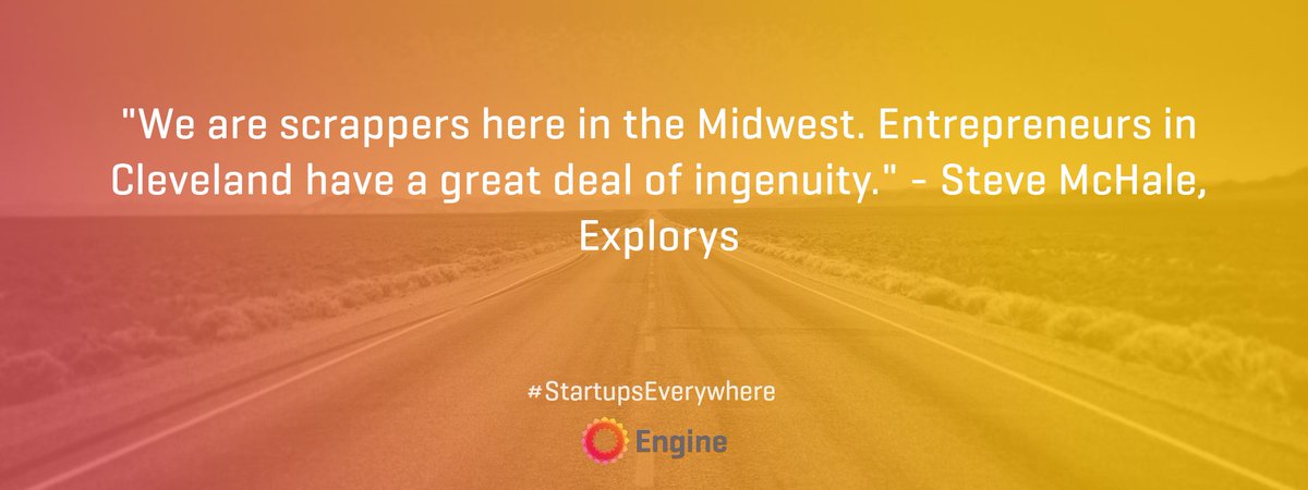 EngineOrg's tweet photo. Ingenuity of entrepreneurs in #CLE has brought co's like @teamremesh, @appinTouch, &amp; @7signal. https://t.co/yWrp0blkGh #startupseverywhere https://t.co/wQxT5vezBZ