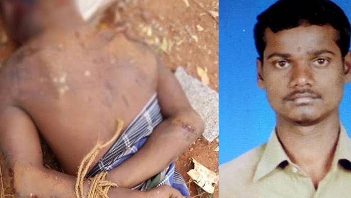 Casteism's tweet photo. Kathiresan (21 yrs), a Dalit was brutally murdered in the fields of Thangarasu, for breaking a plastic water tap. 
https://t.co/rnNY3LQNcQ https://t.co/1HhBz7Tk18
