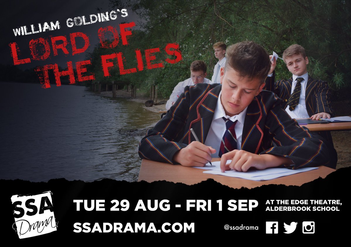 SSADrama's tweet photo. Tickets are now on sale for Lord of the Flies! 🎟️🐷🔥 Book now at https://t.co/ymdFNsNnqv https://t.co/dANnttcV4V