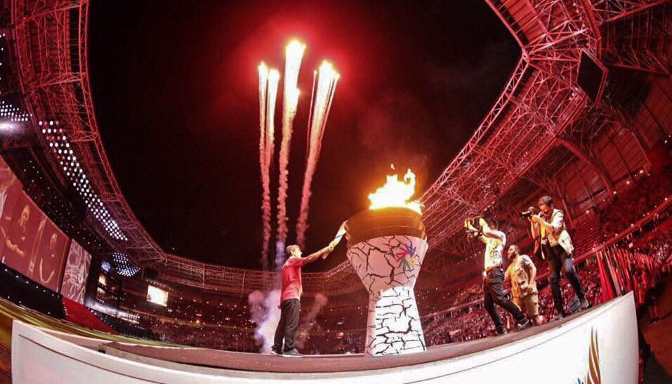 Yeni Samsun Stadı’nda 97 ülke, 3.148 sporcu ve 25.000 seyirci ile #Deaflympics2017 Açılış Seremonisi gerçekleştirildi. #samsun #peraevent