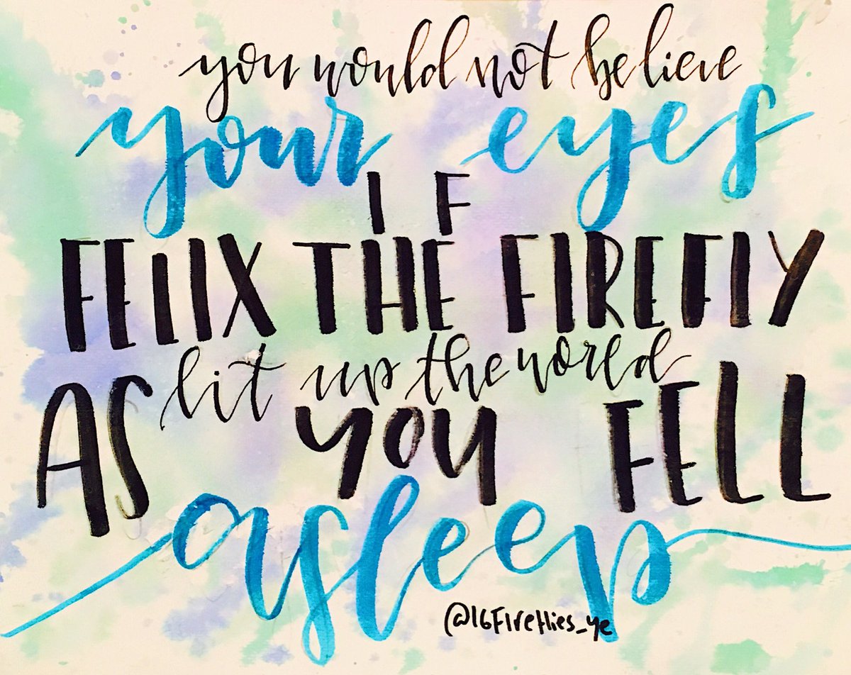 16Fireflies_YE's tweet photo. Sad to say that our journey with YE is over, we've all had such an amazing experience and we hope Felix has touched the hearts of many https://t.co/in63S414hi