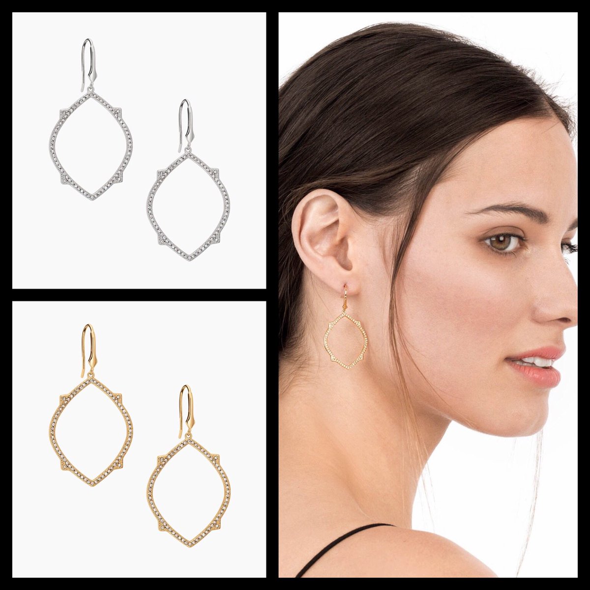 EndyDesigns's tweet photo. Our fall line is HERE &amp; it is FAB!❤️these 'PAVE OPEN CHANDELIERS' hand set sparkle pave,feather weight.Order here: https://t.co/o0g3psfDQN https://t.co/gKWROeP54s