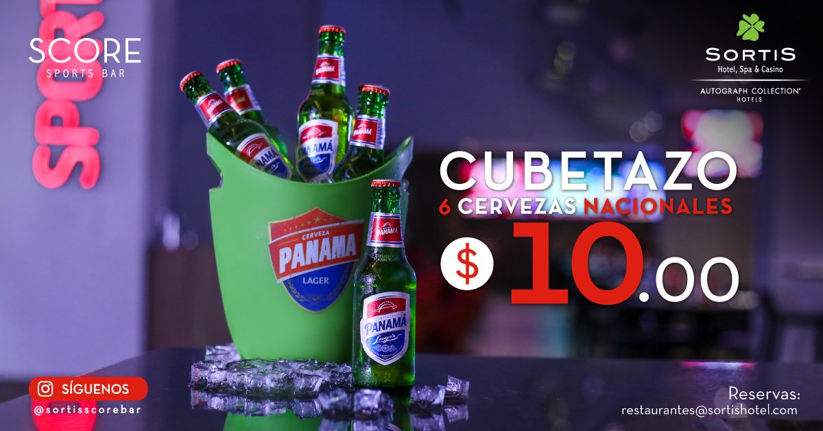 sortishotel's tweet photo. ¡Es cierto! Existen los cubetazos a $10 y están en #ScoreBar ¿Cuándo vienes https://t.co/XeXleXsYOu