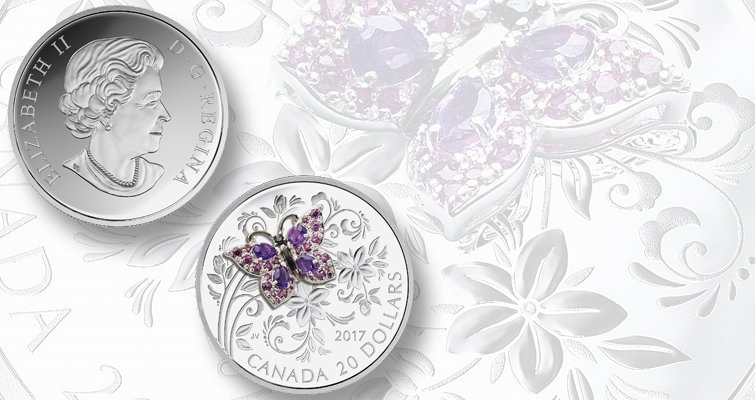MeridianCoin's tweet photo. "Canada begins ‘Bejeweled Bugs’ series with butterfly coin" via @CoinWorld https://t.co/7QXN4RG720 #MeridianCoin https://t.co/zMo3LeMSsT