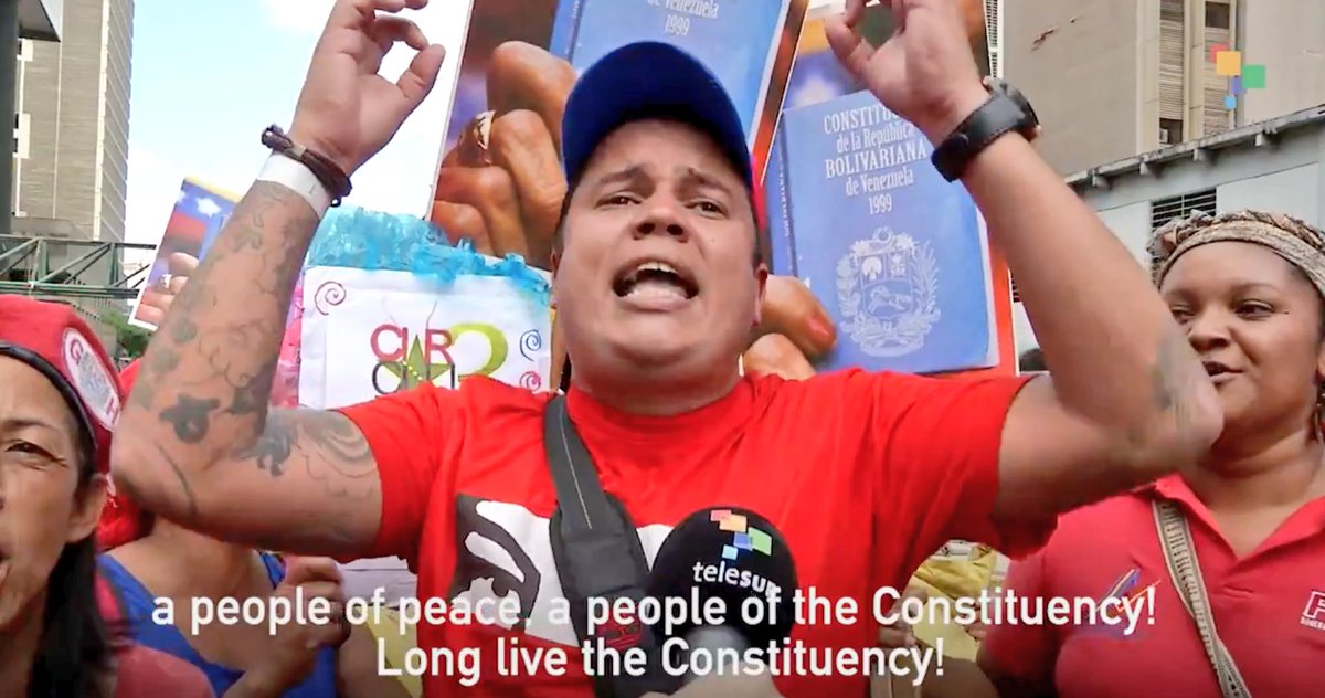 EmpireFiles's tweet photo. NEW // US Empire &amp; #Venezuela opposition panic over Constituent Assembly—@AbbyMartin investigates what its all about https://t.co/63KY5X24cK https://t.co/S3YEKVOfLF