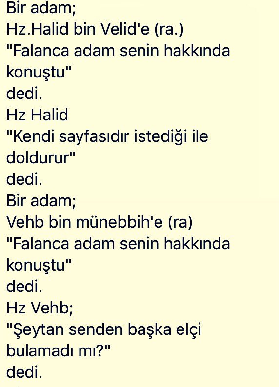 Yaziyor's tweet photo. 📌Çok güzel!
Bir başkası hakkında birisiyle konuşurken aklımızda bulunsun! https://t.co/gUHlz3dia0