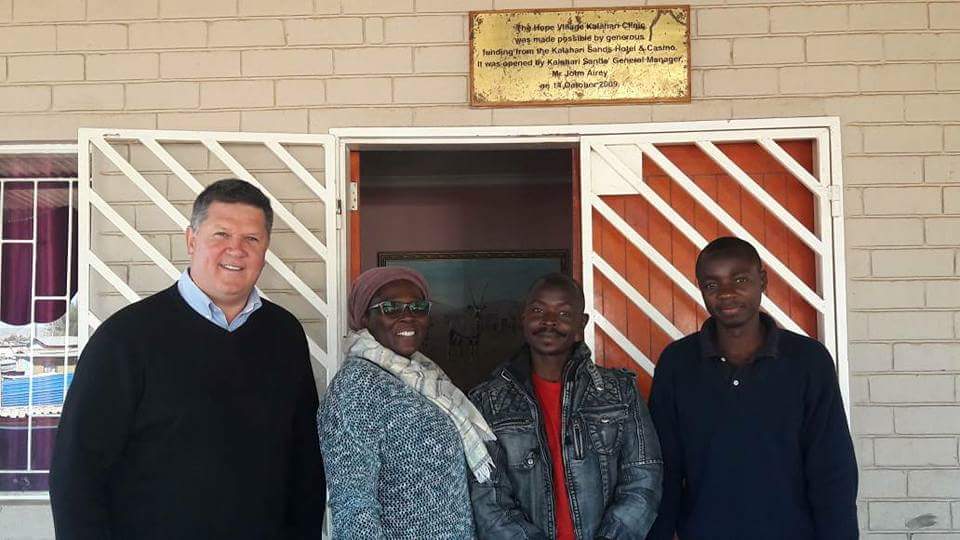 Otter_Rotary's tweet photo. Otter Valley Rotary Club at an orphanage in Windhoek Namibia delivering baby clothes and aprons for the staff. #Rotary #RotaryInternational https://t.co/pXuhDMmWOm