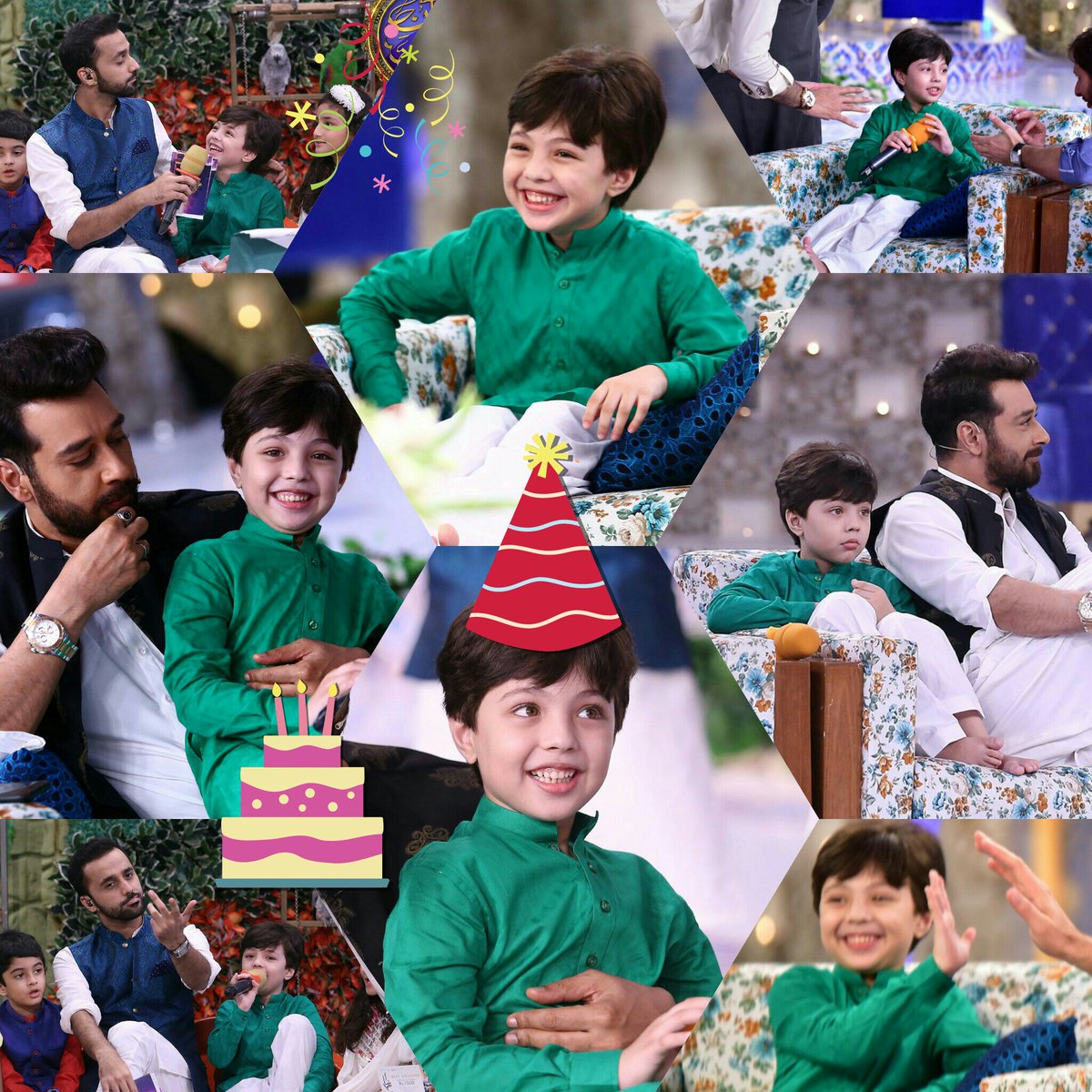 RubaaB23's tweet photo. Chachu Kia Gift Day Rahay Hain Pehlaaj Ko ??😋😉😍
#HBD_Pehlaaj
@WaseemBadami 
@iqrarulhassan https://t.co/yK8qrLlj1T