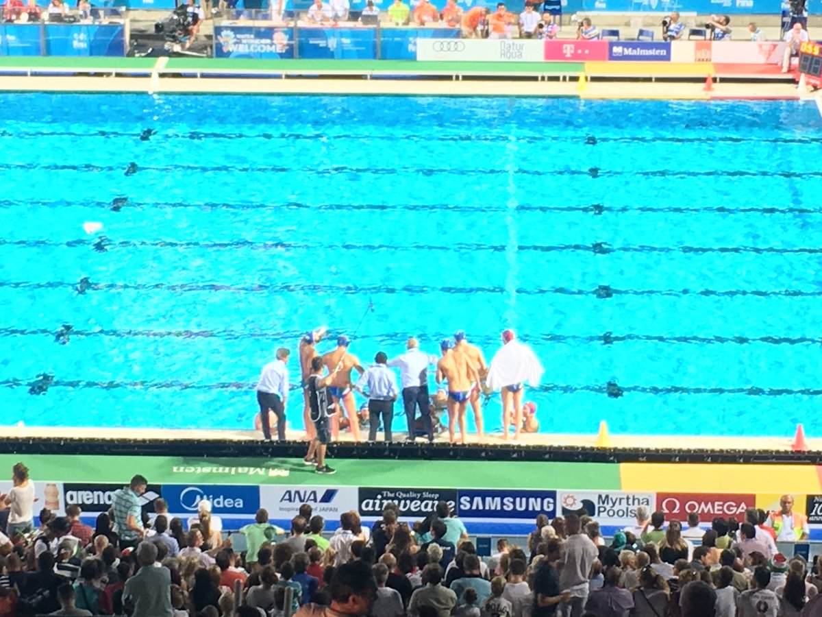LGSSportLab's tweet photo. #HUN-ITA 7-8 #fineterzoquarto #waterpolo #finabudapest2017 #worldchampionship #lgsontour https://t.co/dTq0PK3Vkj
