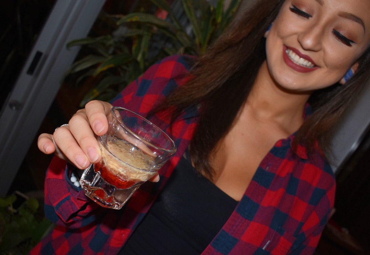 copperbluesPHX's tweet image. Maria all excited about her #sharkbait shot 🦈 #sharkweek starts Sunday &amp;amp; we're celebrating w/ #bloodymarys &amp;amp; #bloodybeers &amp;amp; #sharkbait shots