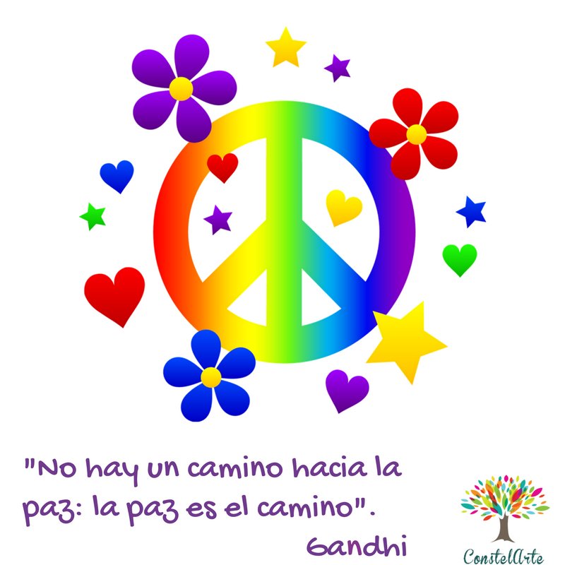 ConstelArte8's tweet photo. "No hay un camino hacia la paz: la paz es el camino". Gandhi. #Ancestros #Vida  #Mamá #Papá #Abuelos #Hermanos #Terapia #Caracas  #Paz #Vida https://t.co/OBhq9UAxSD