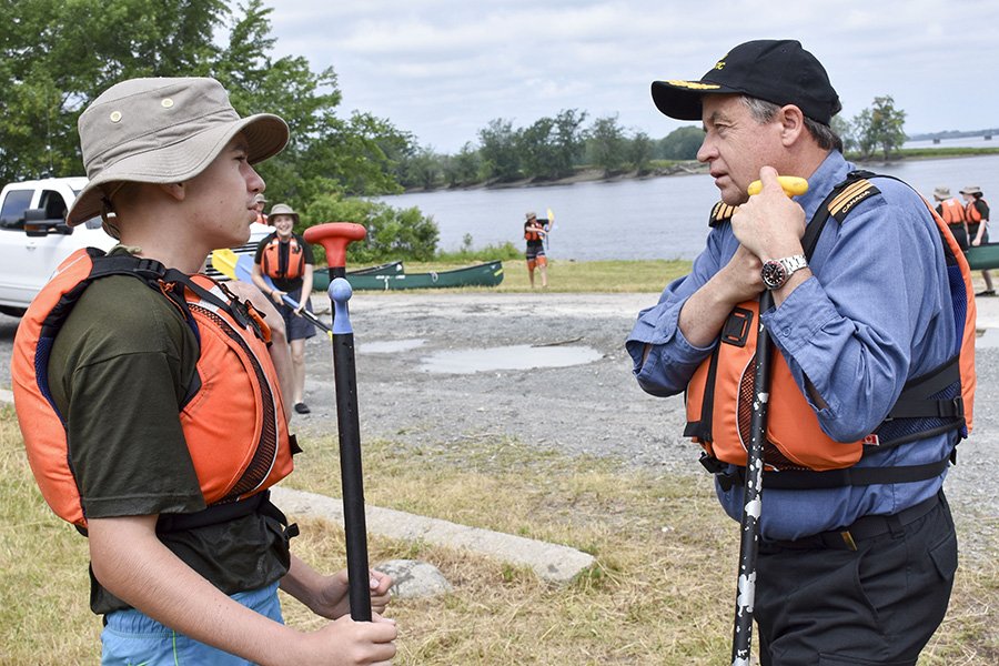 Commander Trim, Commanding Officer of RCSU(A), is visiting Argonaut and immersing himself in training along side the cadets. 

<a href="/AtlCadets/">Atlantic Cadets</a>