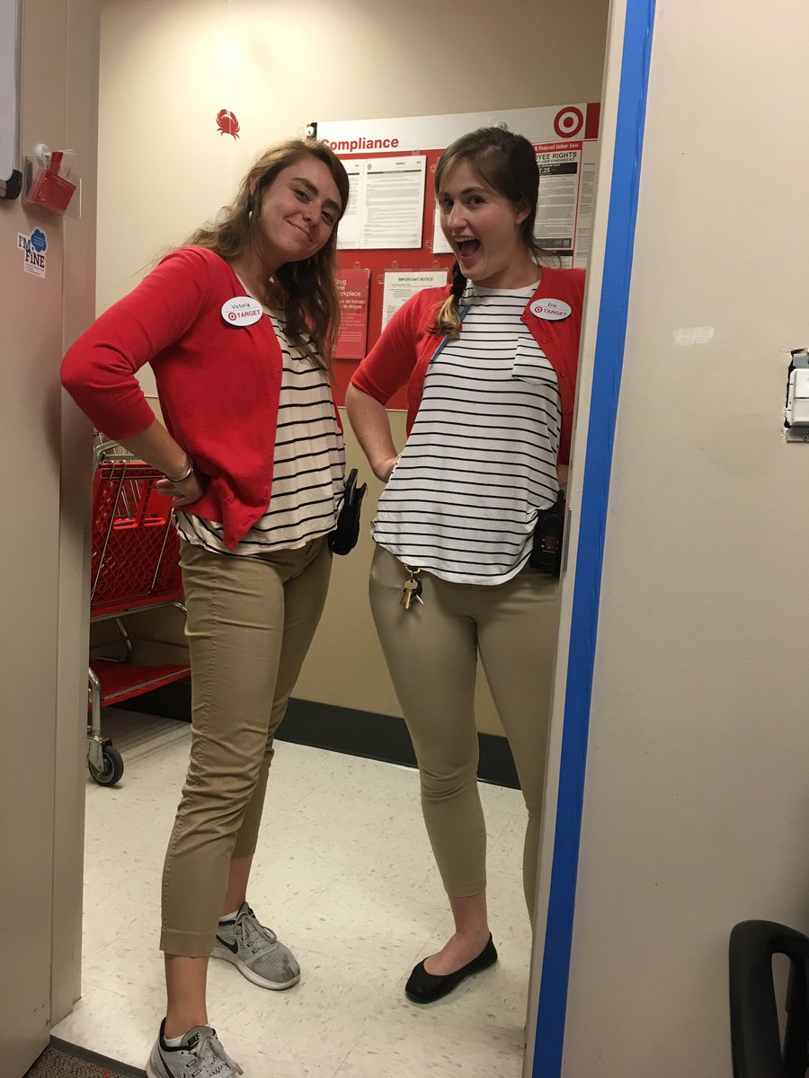 I think she's been spending too much time with me 😂 #TGTinterns2017 #D417 #T2337 #Target #Twinsies @DavidWyant_TGT