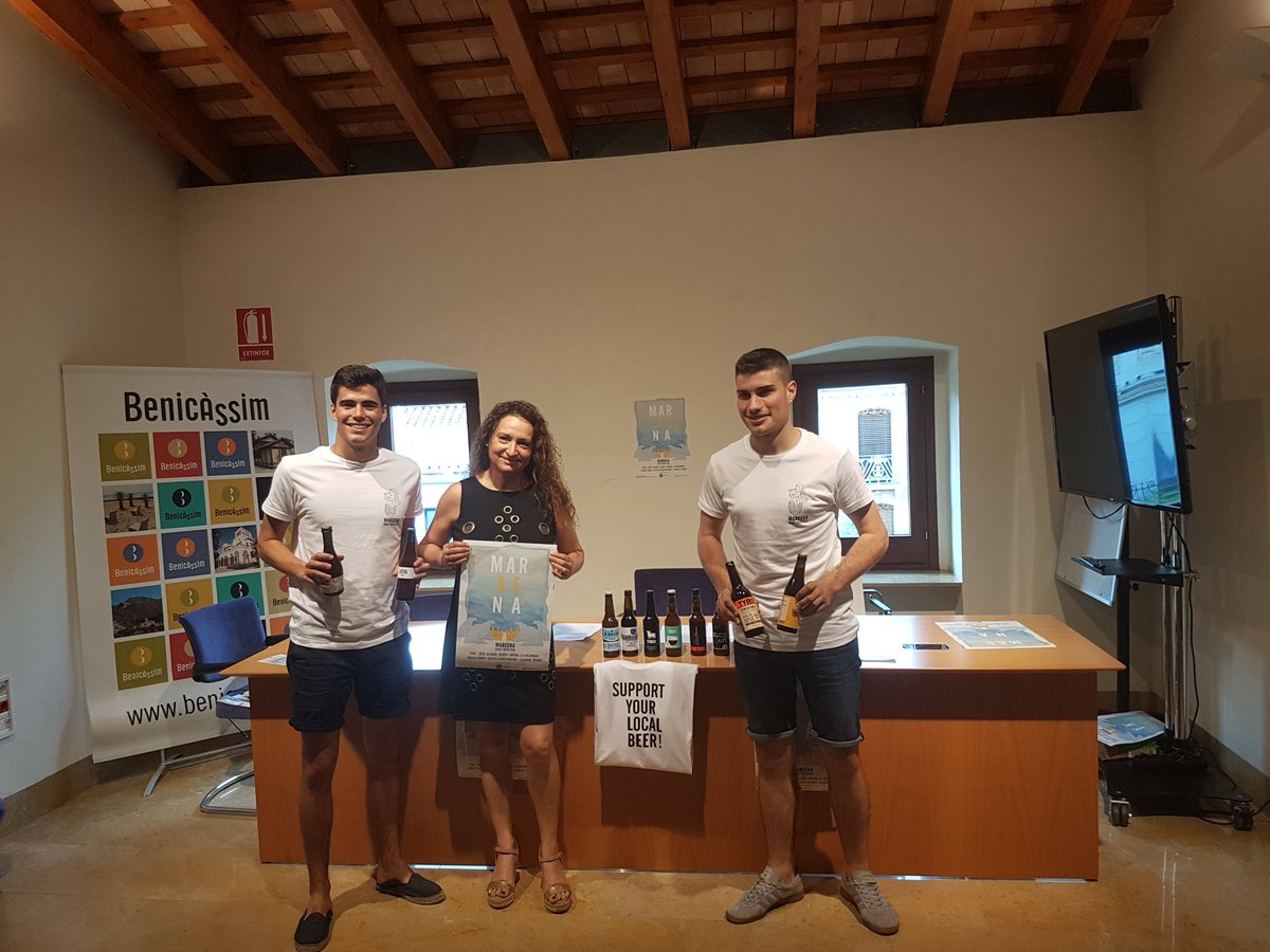 📣¡Now! rueda de prensa presentación de Mareena en Benicassim con todas las cervezas artesanales invitadas✏️28-30 Julio en el Carmelitano🍺🎉🌊