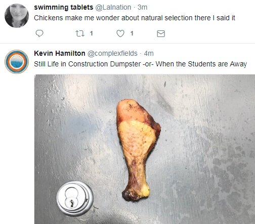 richmickelroy's tweet photo. One came first. #tweetsync https://t.co/qsQq353Sah