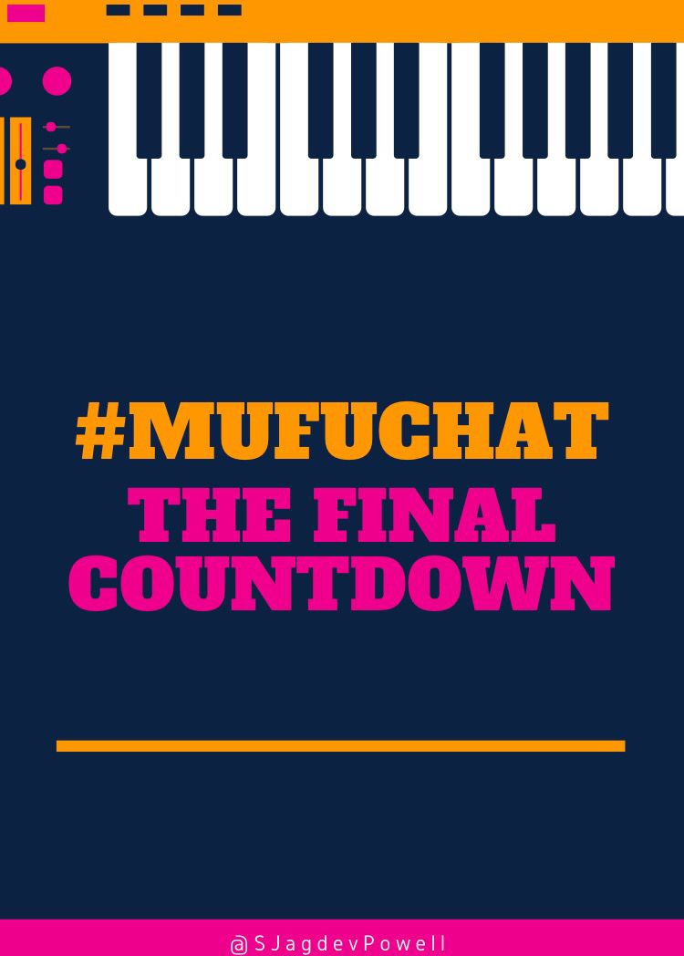 Tonight we are looking back and looking forward and celebrating our successes #keepitpositive #mufuchat #endofterm