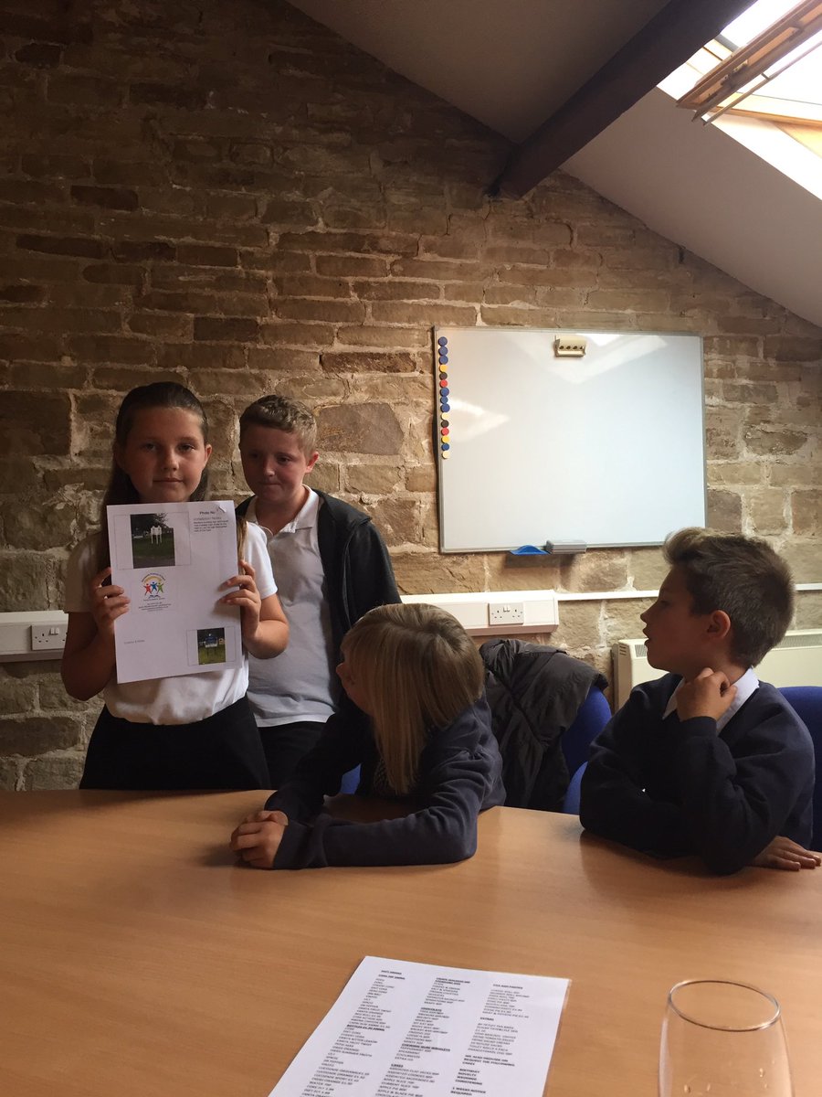 Newlands_PS's tweet photo. At the #ArkDesign meeting, the children discussed &amp; feedback on the new sign designs. BIG decisions to make! https://t.co/xIxpWJXbT3
