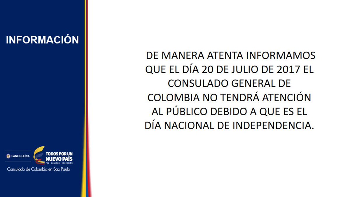 ConsuladoColSp's tweet photo. https://t.co/I3BfEYMDCd