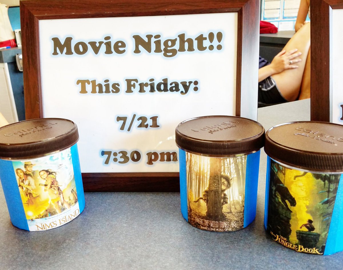#MOVIENIGHT this Friday <a href="/FRCP_NJ/">FRCP_NJ</a>  7:30pm. Vote for your movie. FREE movie &amp; popcorn.🍿🎬
#Nimsisland #wherethewildthingsare #thejunglebook