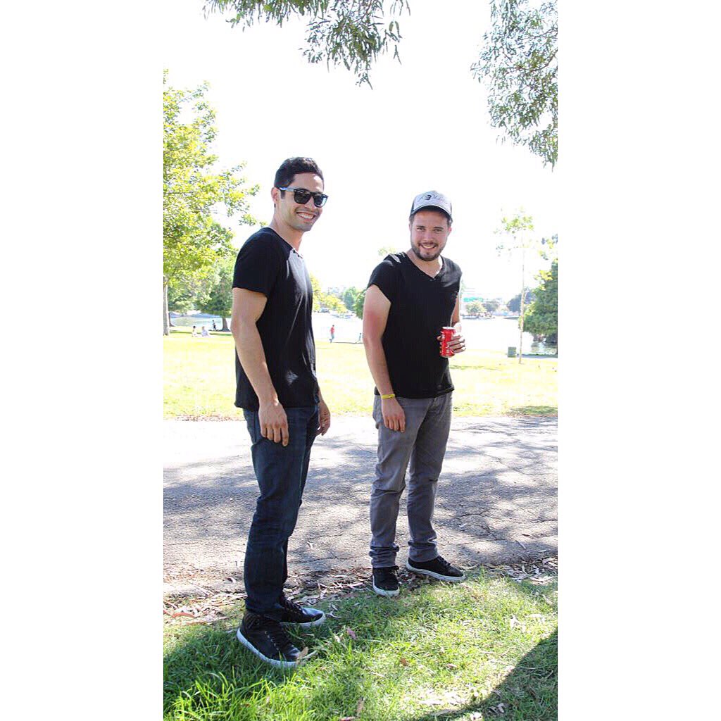 wamafilms's tweet photo. Smile, it's good for you.

@AlvarezBarreda &amp; @MaxArciniega on the set of the short film THE BENCH 🎥 https://t.co/E5EjpRHvuQ
