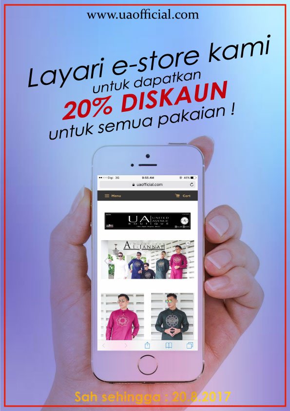 uabutik's tweet photo. Bila lagi lelaki nak shopping sakan?
Layari https://t.co/ki80Rg5nU4 sekarang!
#uabutik #discounts #menswear https://t.co/Qt2niiNQHc