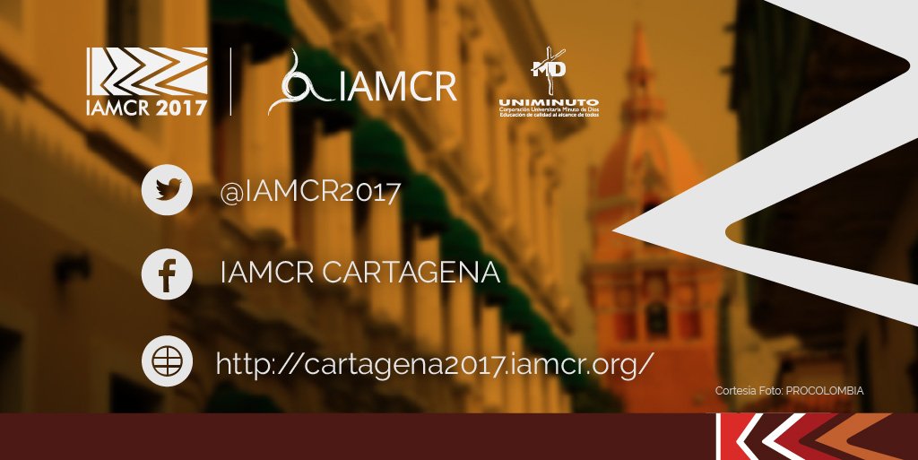 IAMCR2017's tweet photo. Don’t forget share your experience with us by social media. #IAMCR2017
https://t.co/3tkuRiRPyf https://t.co/41X6WcJ0ac
