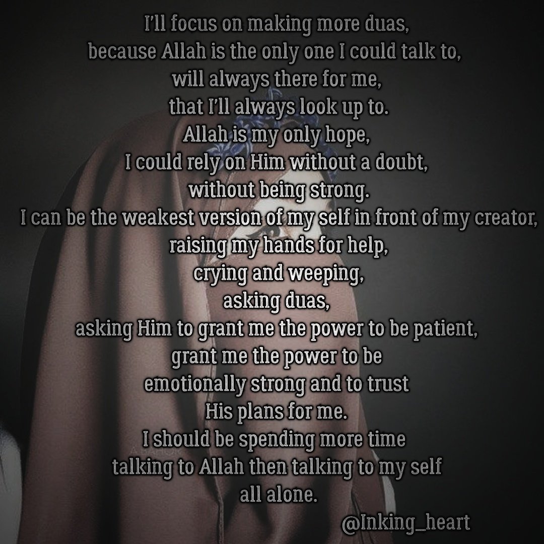 inking_heart's tweet image. | I could Rely on Him without a doubt🖤✖  #loveAllah #onlyAllah #deenfirst #success #oneUmmah #Islam #quotestags #quotes #poet #Riri