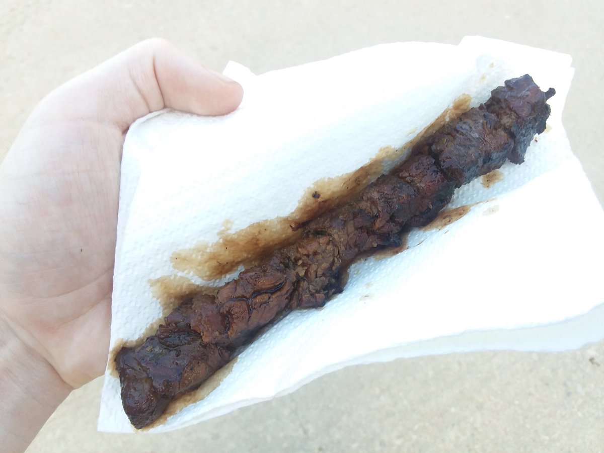 aaron_creed's tweet photo. Fans not partaking in this don't know what they're missing. #SteakOnAStick! https://t.co/HeXh6yFiZe