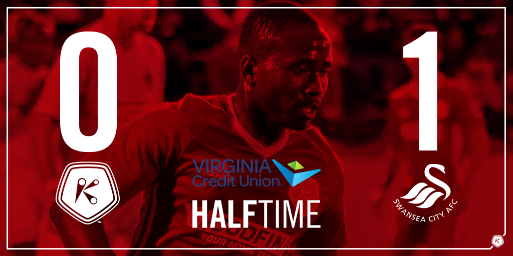 RichmondKickers's tweet photo. HALFTIME Kickers trailing @SwansOfficial behind a PK in the 42nd minute #RICSWA https://t.co/rKxXUac74K
