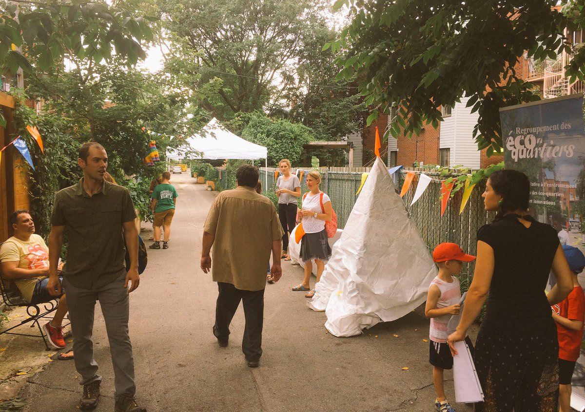 Belle soirée de lancement du mobilier vert et actif #ruelleverte ds #villeray <a href="/REQMontreal/">REQMontreal</a> <a href="/FondsFTQ/">Fonds de solidarité FTQ</a>