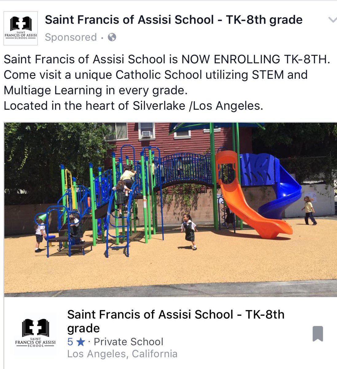 SFASchoolLA's tweet photo. Yes, #financialaide is available! It's SFA's mission to make OUR quality &amp; innovative Catholic #education available to everyone! #LosAngeles https://t.co/CLsQHFDoFu