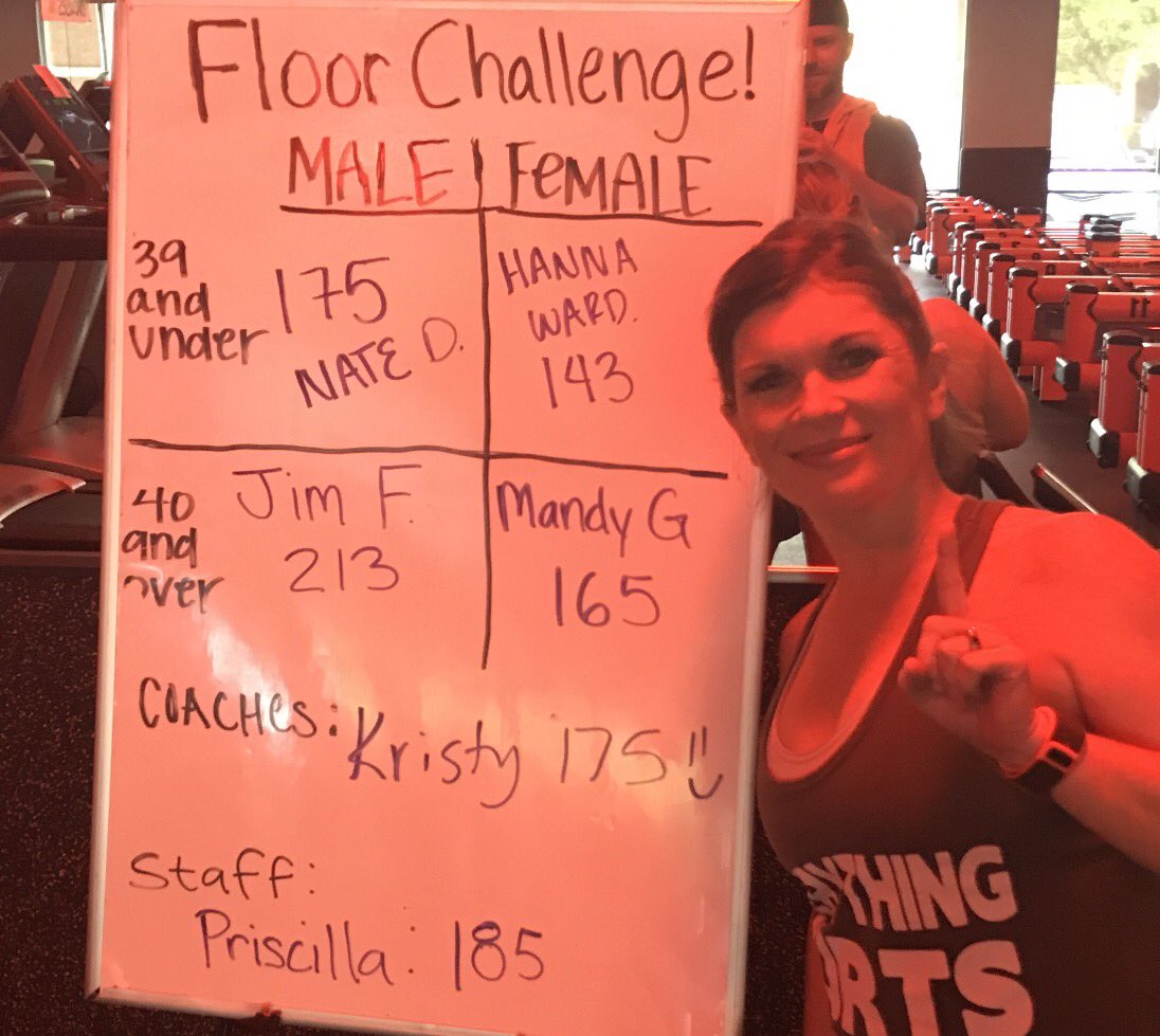 mandelyn_gray's tweet photo. WHAT WHAT!! Best old lady at Orangetheory in Cinco Ranch! And I beat the little youngster! #nailedit #burnedit #Orangetheory https://t.co/dQZmDYqDcP
