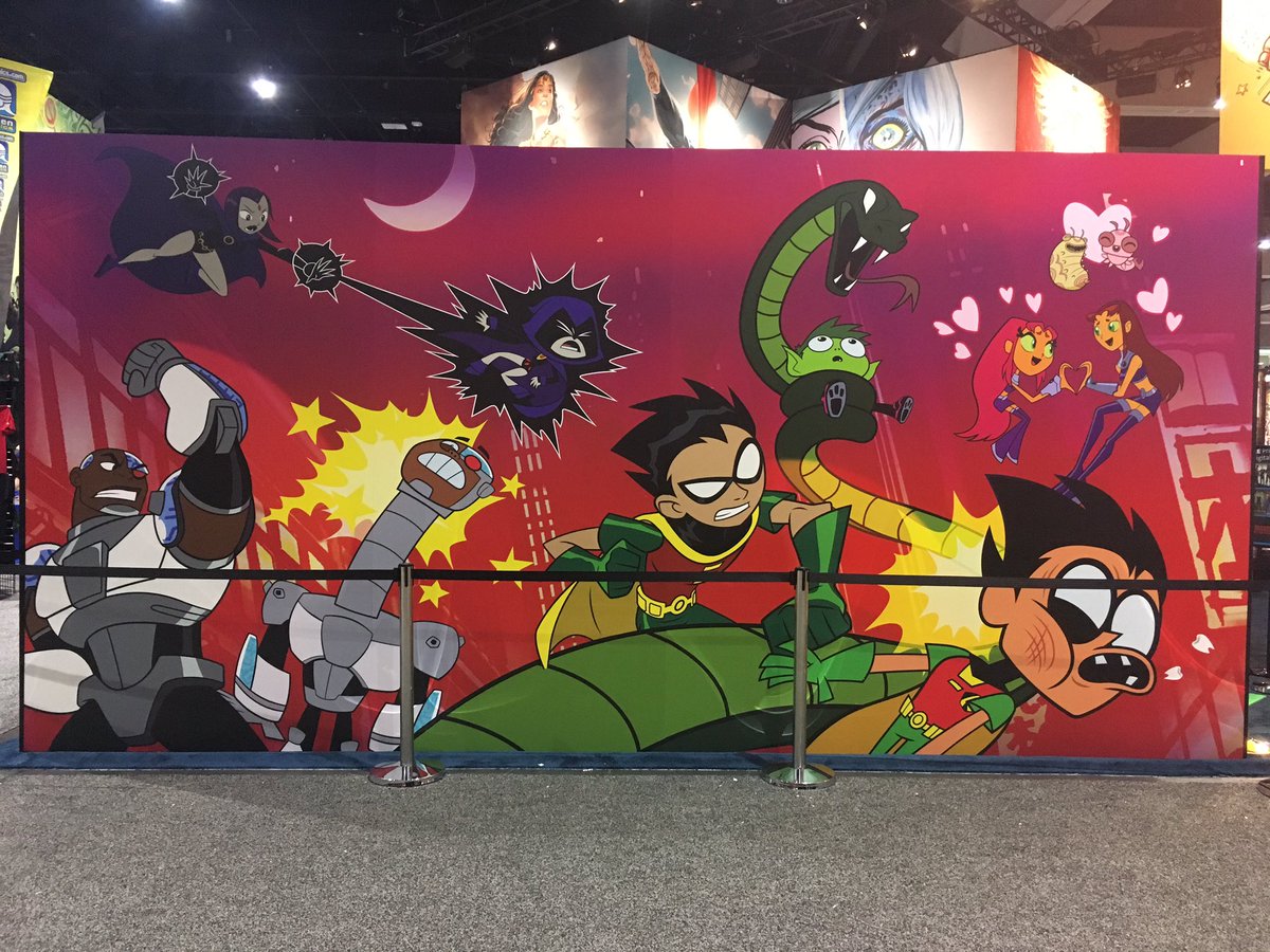 TheBatstan's tweet photo. It's like DC knows our pain.

But the fact that this is on the actual DC Comics booth, makes me smile a bit. https://t.co/90fqKSIzFV