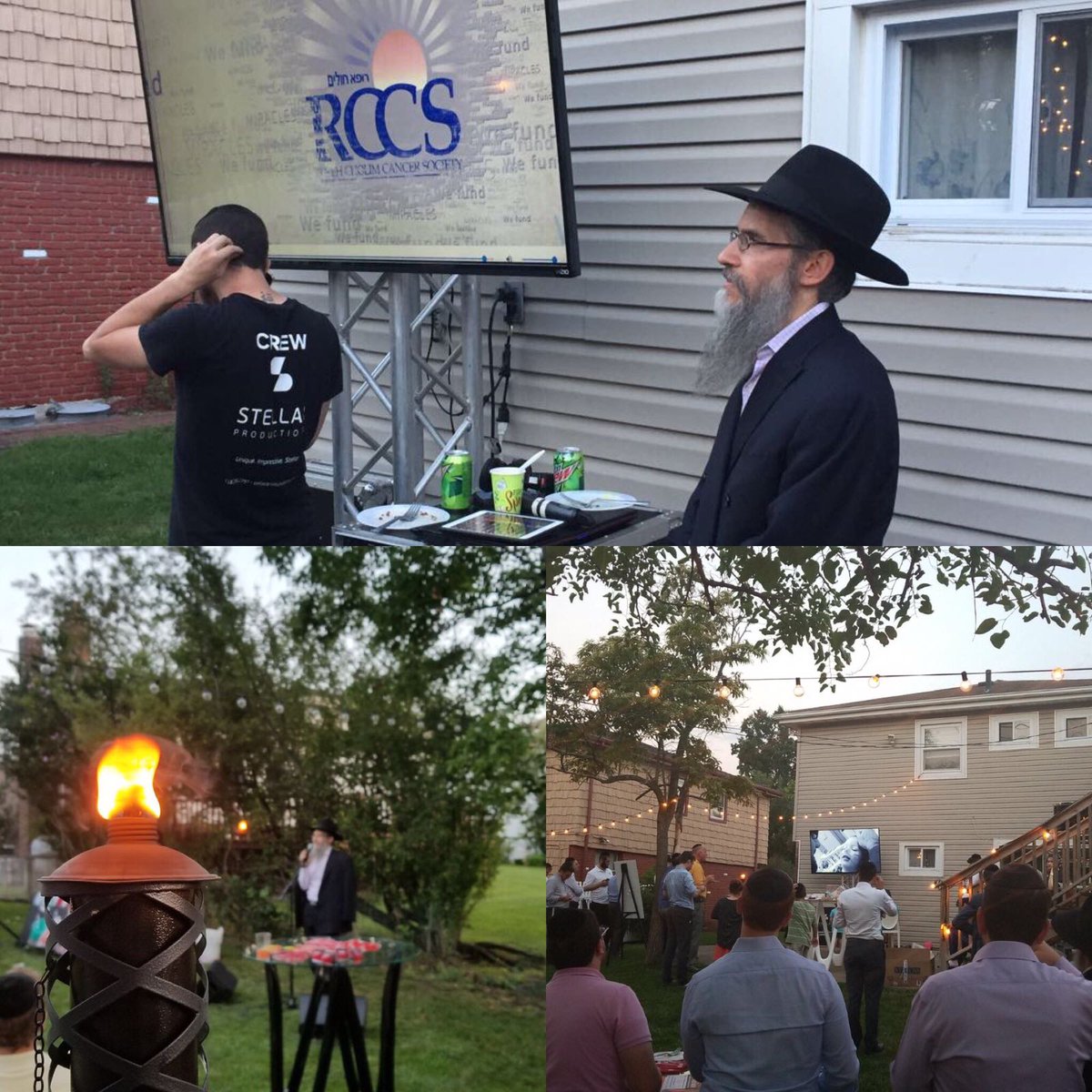 Tonight's <a href="/rccscancer/">RCCS</a> fundraiser in 5 towns with Avrum Fried  #stellarproductions #sound #video #screens