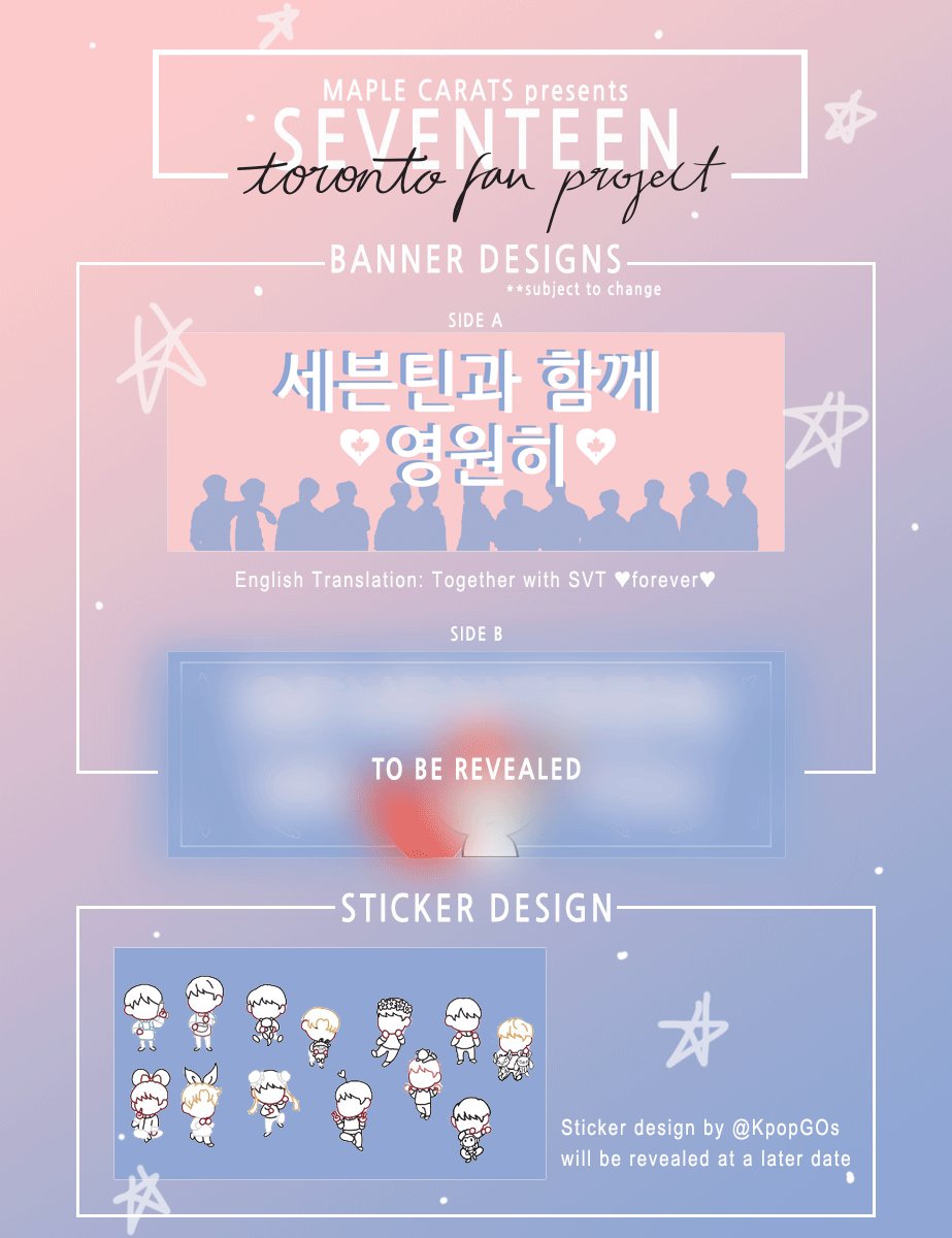 MapleCarats's tweet photo. Pledis and MMT approved us for our project! And to top it off, we found a much lower quote of $830 for our total goal~ Details below: https://t.co/4d7V1UlvwV