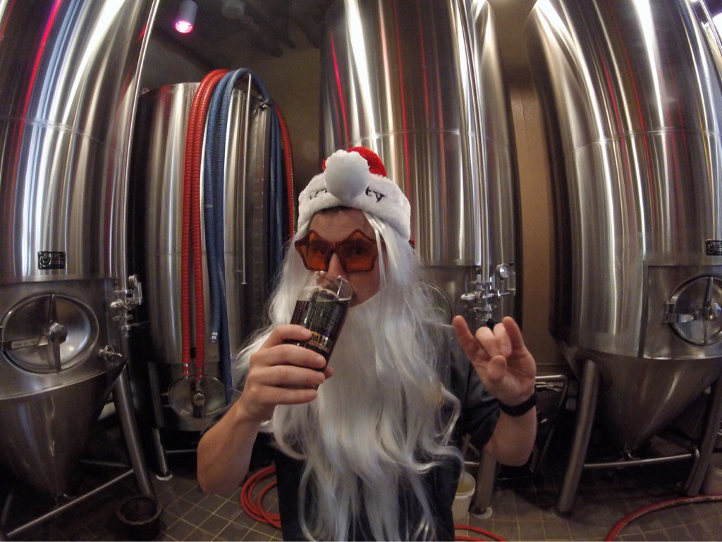 AdamtheBrewerrr's tweet photo. Cool Santa is ready to party!  Christmas in July is tonight at 6pm! Tapping one keg of 2k16 Winterbock. https://t.co/iGUe5ht54G